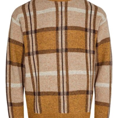 Online Anerkjendt Anerkjendt Akkarl Check Lambswool Knit Mustard