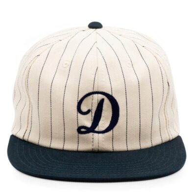 New H W Dog & Co H W Dog & Co D Stripe Baseball Cap – Navy / White