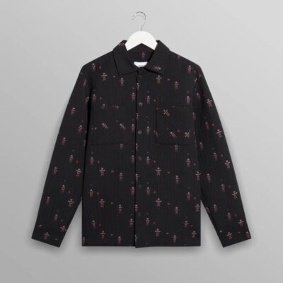 Hot Wax London Wax London Whiting Overshirt Totem Black