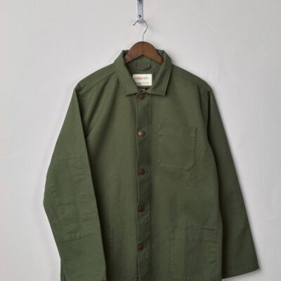 Hot USKEES Uskees #3027 Heavy Canvas Button Overshirt – Coriander Green