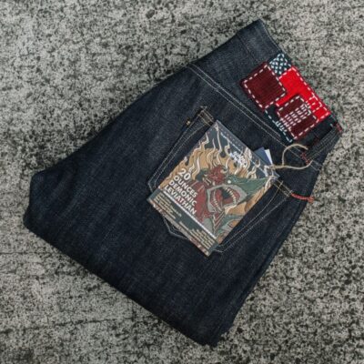 Online NBDN Nbdn Demonic Leviathan Slubby Rough 20Oz Jean (Size Up X2) Navy