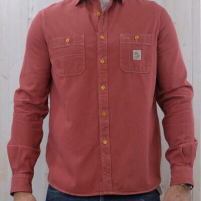 New Hens Teeth Hens Teeth Italy Herringbone Workshirt Rust