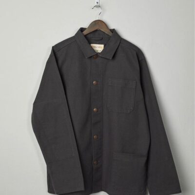 Online USKEES Uskees #3027 Heavy Canvas Button Overshirt Charcoal