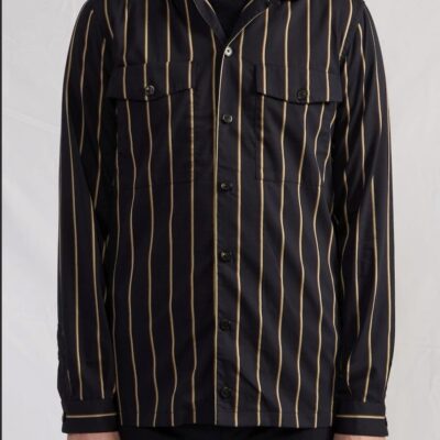 Best ABCL Japan Abcl Camp Jacket Easy Care Regimental Stripe 1228 Black