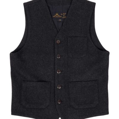 New Pike Brothers Pike Brothers Roamer Vest Beaver Black Charcoal