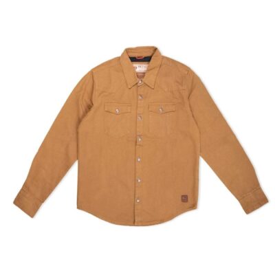 Hot Iron & Resin Iron & Resin Fenceline Canvas Shirt Brown