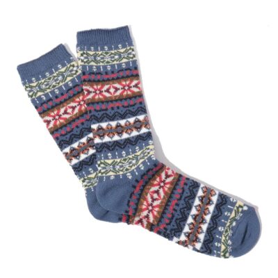 Hot Anonymousism Japan Anonymousism Japan 15158700 Fairisle Sock Indigo