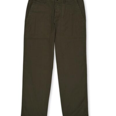 Best Outland Outland France Fatigue Twill Trousers Pantalon – Khaki Green