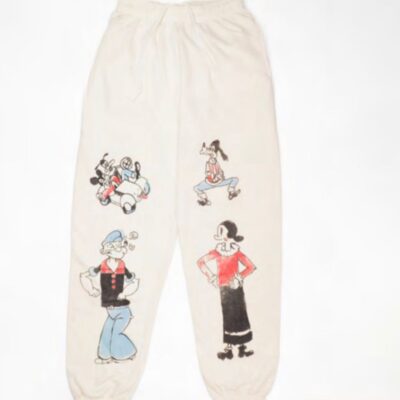 Hot Wild DonHot Popeye And Olive Crew Sweat Pants – Wild Donkey Co Cream