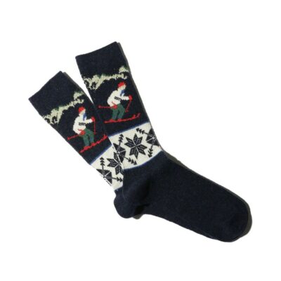 Wholesale Anonymousism Japan Anonymousism Japan Ski Socks – Navy Biege