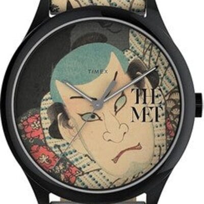 Wholesale Timex Timex X The Met Kunisada Leather Strap Watch