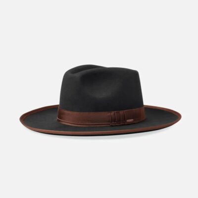 Best Brixton Brixton Reno Fedora Cowboy Hat /Brown Black