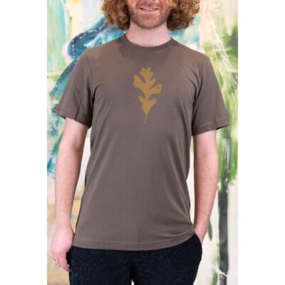 Online Ginew Ginew Genesis Leaf Tee Grey