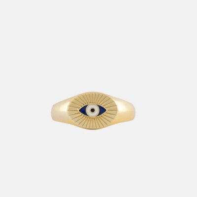 Clearance  Serge DeNimes Serge De Nimes Silver Gold Plated Focus Ring